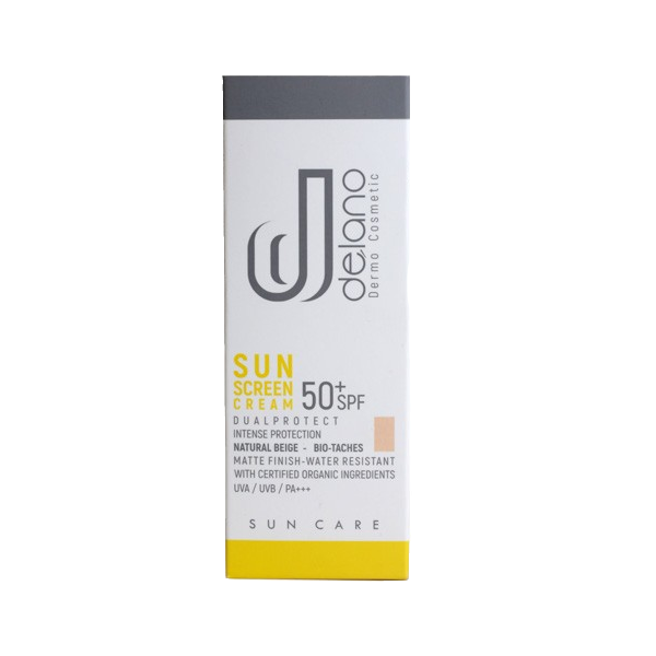 مای دارو - کرم ضد آفتاب بایوتچ بژ طبیعی SPF+50 دلانو