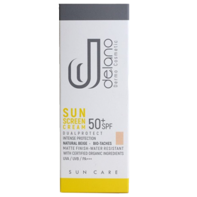 مای دارو - کرم ضد آفتاب بایوتچ بژ طبیعی SPF+50 دلانو