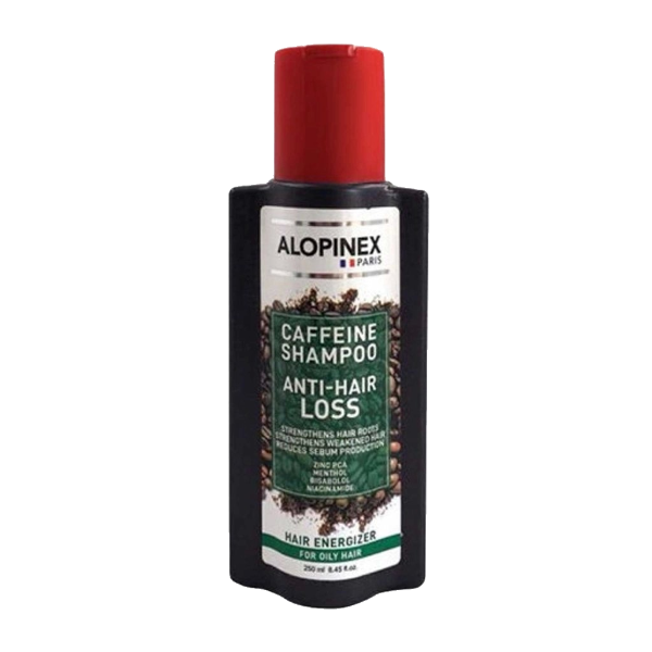 مای دارو - شامپو تقویت کننده مو حاوی کافئین مناسب مو چرب آلوپینکس