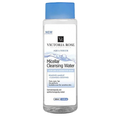 مای دارو - محلول پاک کننده آرایش پوست خشک و حساس آکوا تاچ ویکتوریا رز