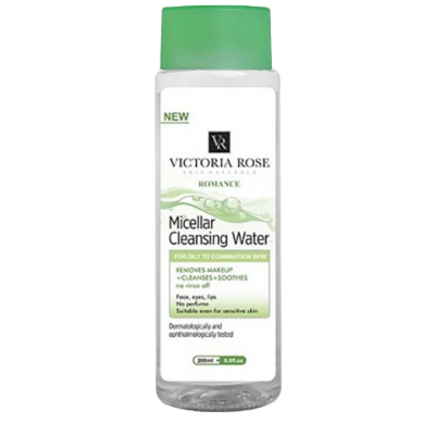 مای دارو - محلول پاک کننده آرایش پوست چرب و مختلط رومنس ویکتوریا رز