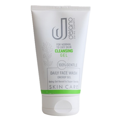 مای دارو - ژل شستشوی صورت مناسب پوست خشک دلانو