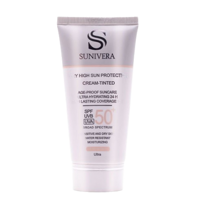 مای دارو - کرم ضد آفتاب پوست خشک اولترا (1/5: رز بژ) SPF50 سانیورا