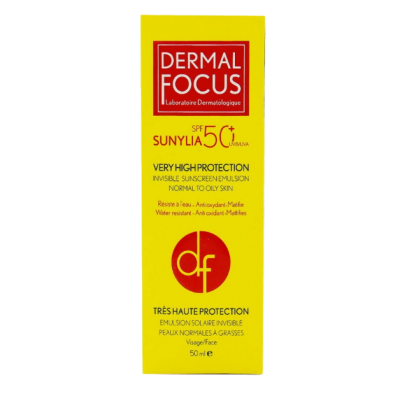 مای دارو - ضد آفتاب بی رنگ پوست نرمال تا چرب SPF50 درمال فوکوس