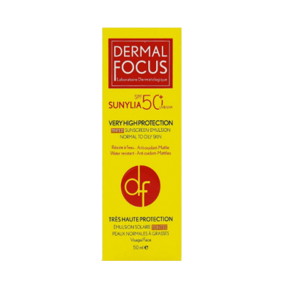 مای دارو - ضد آفتاب رنگی پوست نرمال تا چرب SPF50 درمال فوکوس