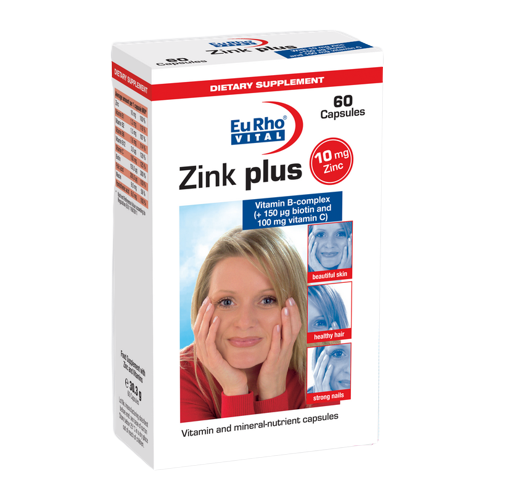 مای دارو - کپسول زینک پلاس (۱۰ میلی گرم) یورو ویتال