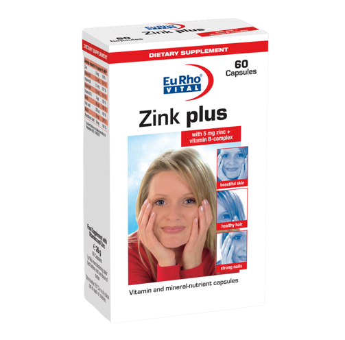 مای دارو - کپسول زینک پلاس (۵ میلی گرم) یورو ویتال