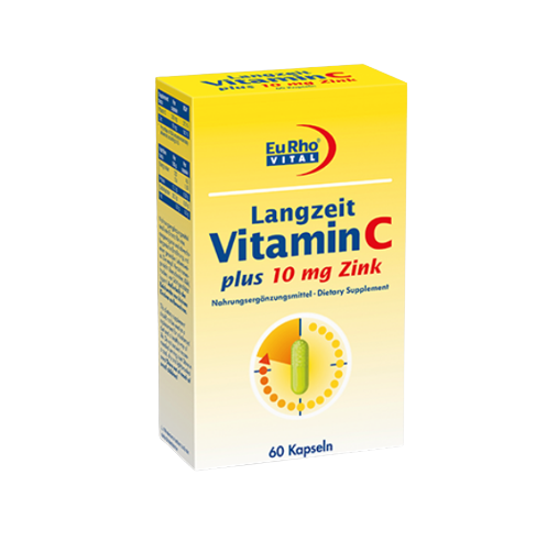 مای دارو - کپسول ویتامین C و زینک یورو ویتال