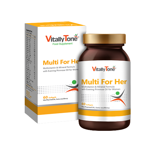 مای دارو - کپسول مولتی فور هر مخصوص خانم ها ویتالی تون