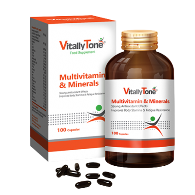 مای دارو - کپسول ژلاتینی نرم مولتی ویتامین و مینرال 100 عددی ویتالی تون