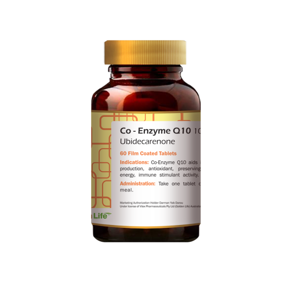 مای دارو - قرص کوآنزیم کیوتن 100 میلی گرم گلدن لایف