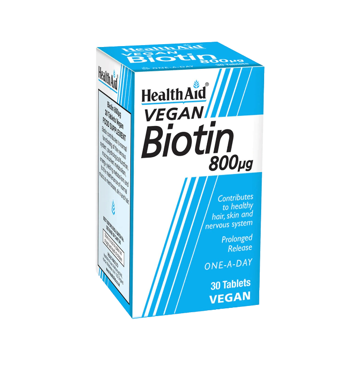 مای دارو - قرص بیوتین 800 میکروگرم هلث اید