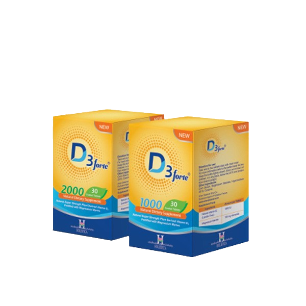 مای دارو - قرص ویتامین D3 فورت 2000 واحد هولیستیکا
