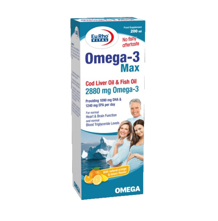 مای دارو - شربت امگا 3 مکس یورو ویتال