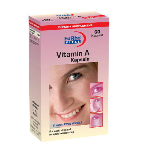 مای دارو - کپسول ویتامین A یورو ویتال