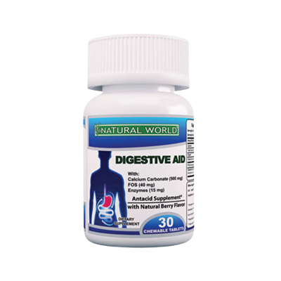 مای دارو - قرص جویدنی دایجستیو اید نچرال ورلد با طعم توت