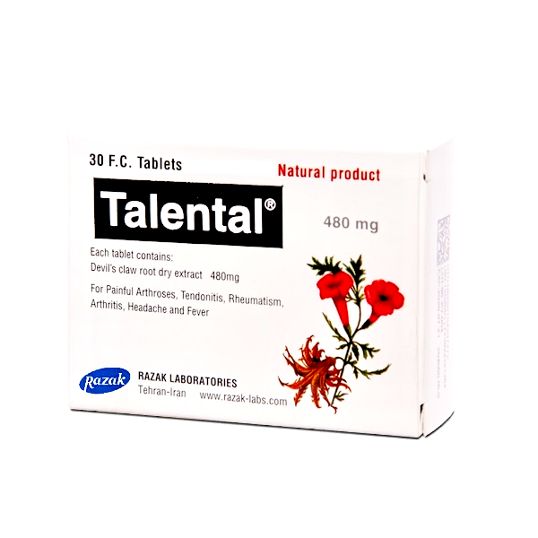 مای دارو - قرص تالنتال 480 میلی گرم رازک