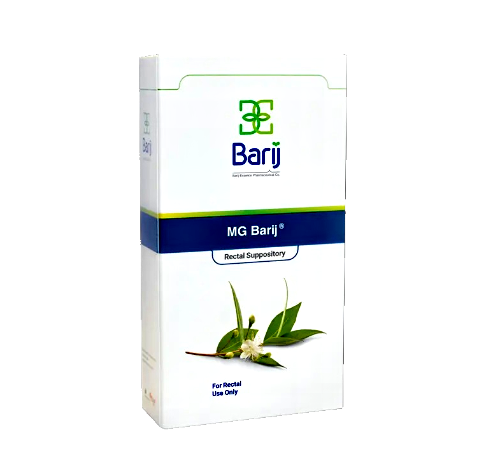 مای دارو - شیاف مقعدی ام جی باریج اسانس