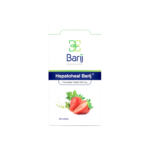 مای دارو - قرص جویدنی هپاتوهیل باریج اسانس