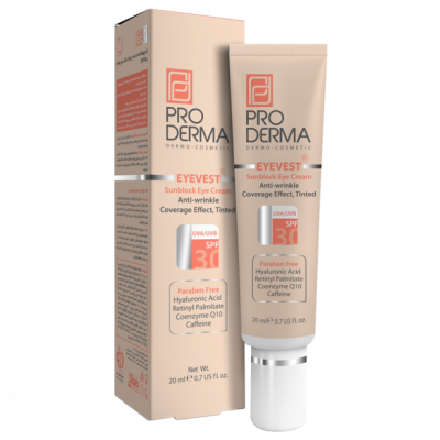 مای دارو - کرم پوشاننده و ضد چروک رنگی دور چشم با SPF30