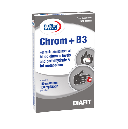 مای دارو - قرص کروم و ویتامین B3 یورو ویتال