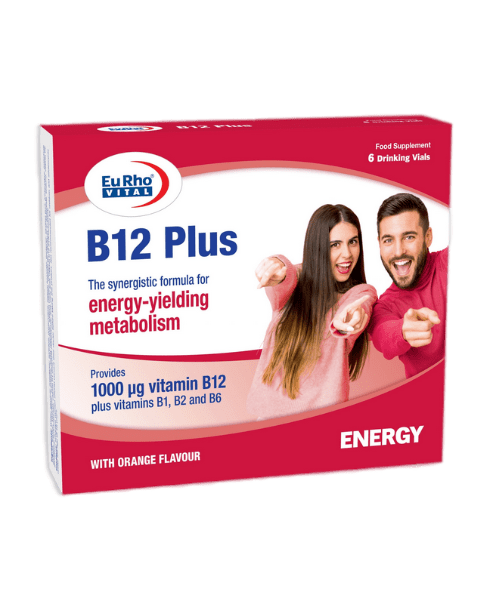 مای دارو - ویال خوراکی ویتامین B12 پلاس یورو ویتال