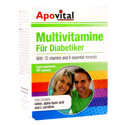 مای دارو - کپسول مولتی ویتامین افراد دیابتی آپوویتال