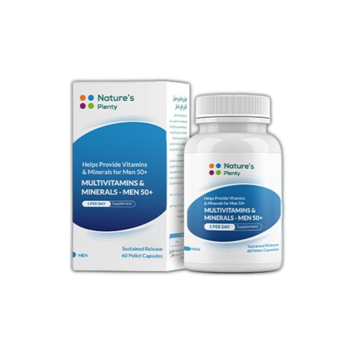 مای دارو - کپسول مولتی ویتامین و مینرال آقایان بالای 50 سال نیچرز پلنتی