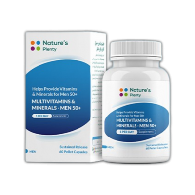 مای دارو - کپسول مولتی ویتامین و مینرال آقایان بالای 50 سال نیچرز پلنتی
