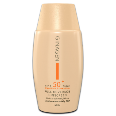 مای دارو - کرم ضد آفتاب رنگی پوست چرب SPF50 ( 01 )  ژیناژن