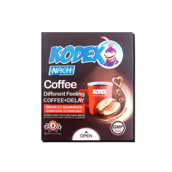 مای دارو - کاندوم تاخیری کافئین (3 عددی)کدکس