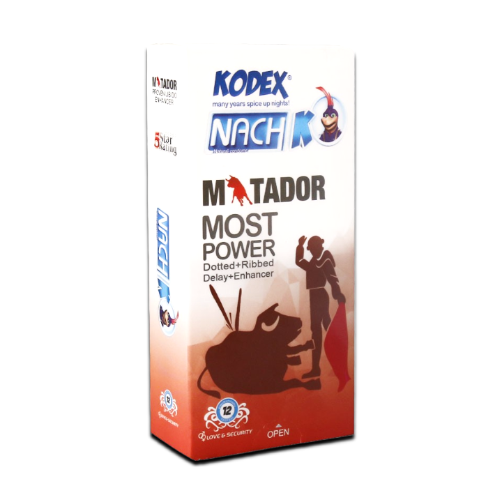 مای دارو - کاندوم خاردار و حلقوی Matador  (12 عددی) کدکس