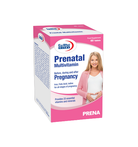 مای دارو - قرص پریناتال مولتی ویتامین یورو ویتال