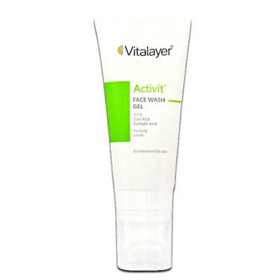 مای دارو - ژل شستشوی صورت اکتی ویت پوست چرب ویتالیر