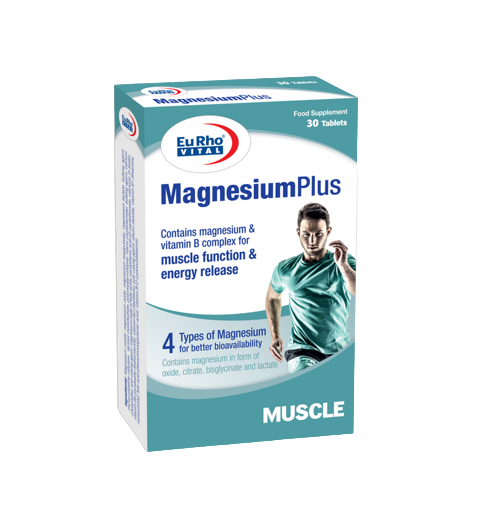 مای دارو - قرص منیزیم پلاس یورو ویتال