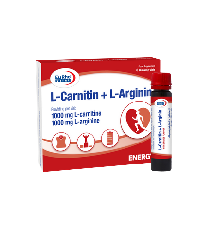 مای دارو - ویال ال کارنیتین و ال آرژنین یورو ویتال