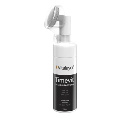 مای دارو - فوم شستشوی صورت تایم ویت مناسب انواع پوست ویتالیر