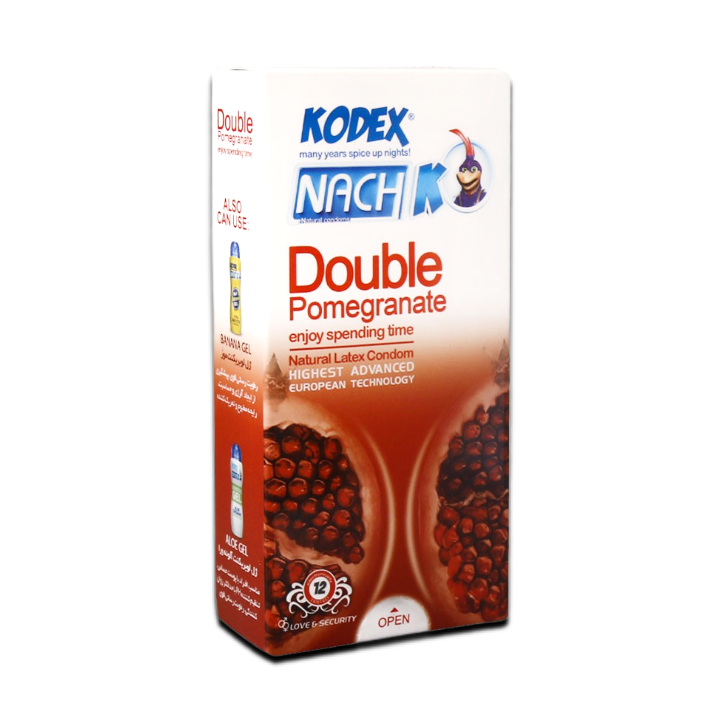 مای دارو - کاندوم Double Pomegranate  (12 عددی) کدکس