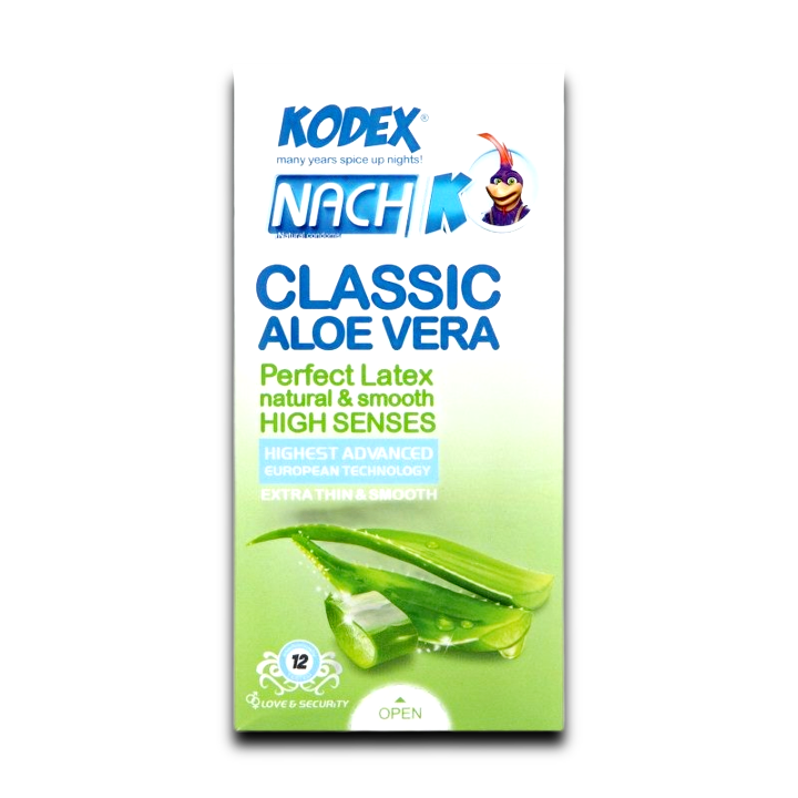 مای دارو - کاندوم کلاسیک آلوئه ورا  (12 عددی) کدکس