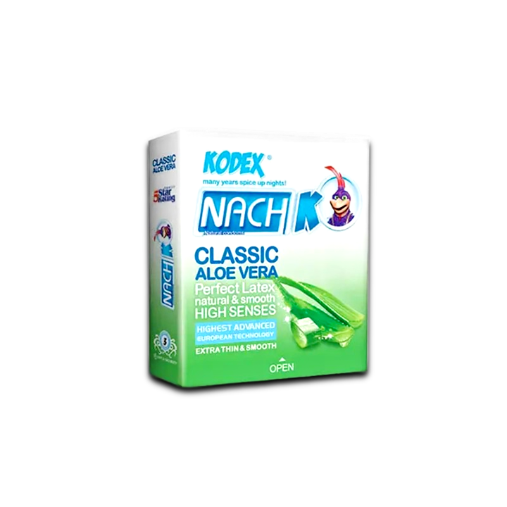 مای دارو - کاندوم کلاسیک آلوئه ورا (3 عددی)کدکس
