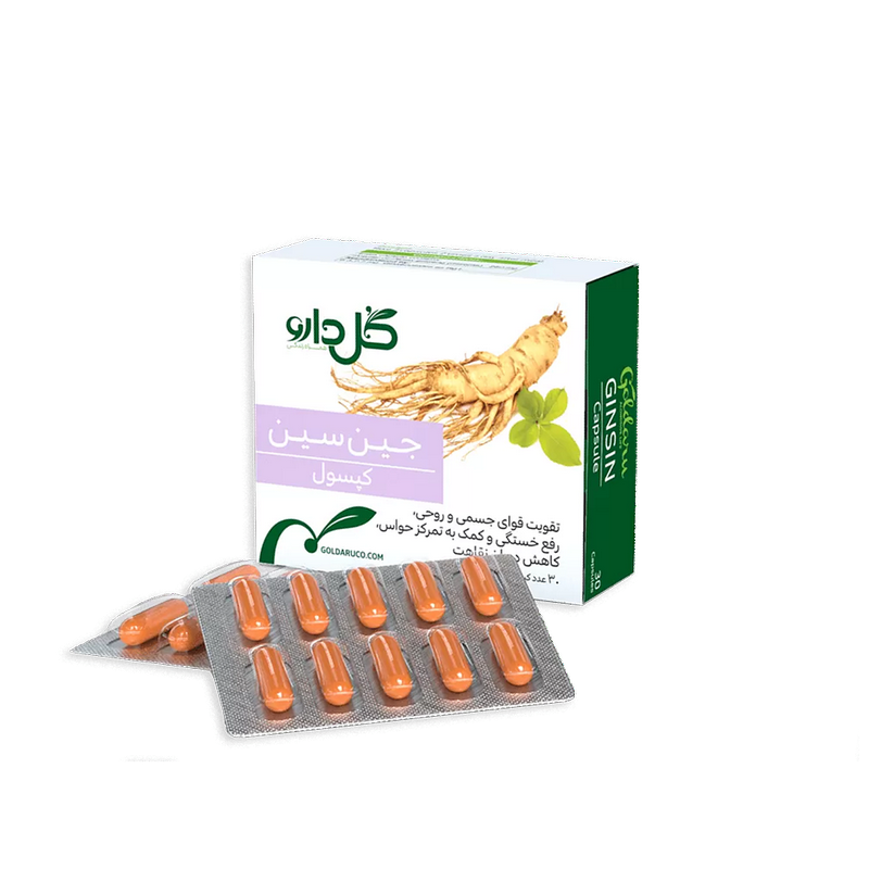مای دارو - کپسول جین سین گل دارو