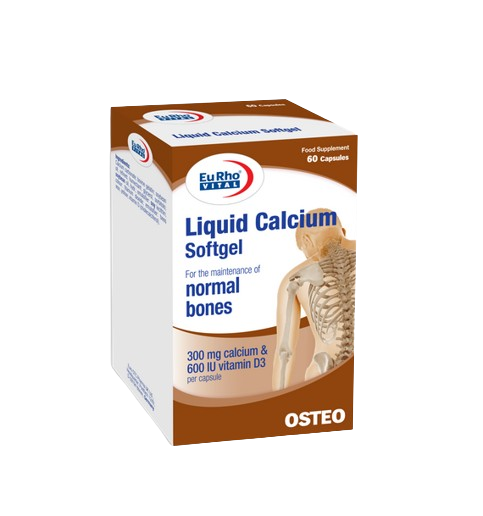 مای دارو - سافت ژل لیکوئید کلسیم یورو ویتال