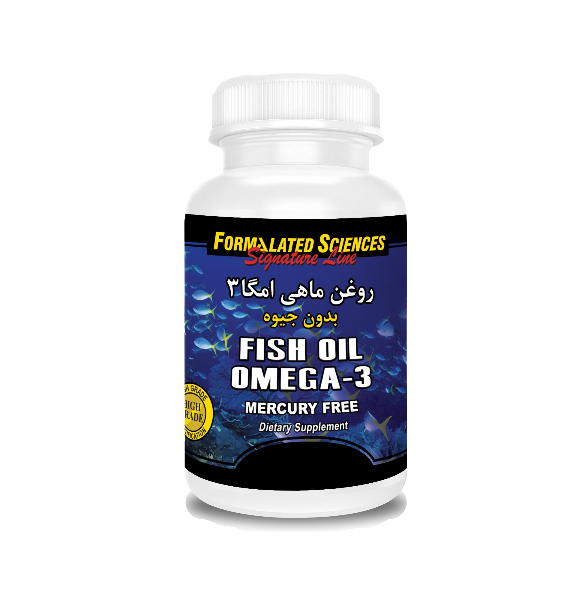 مای دارو - کپسول روغن ماهی امگا 3 (60 عدد) بدون جیوه فرمولیتد ساینسز