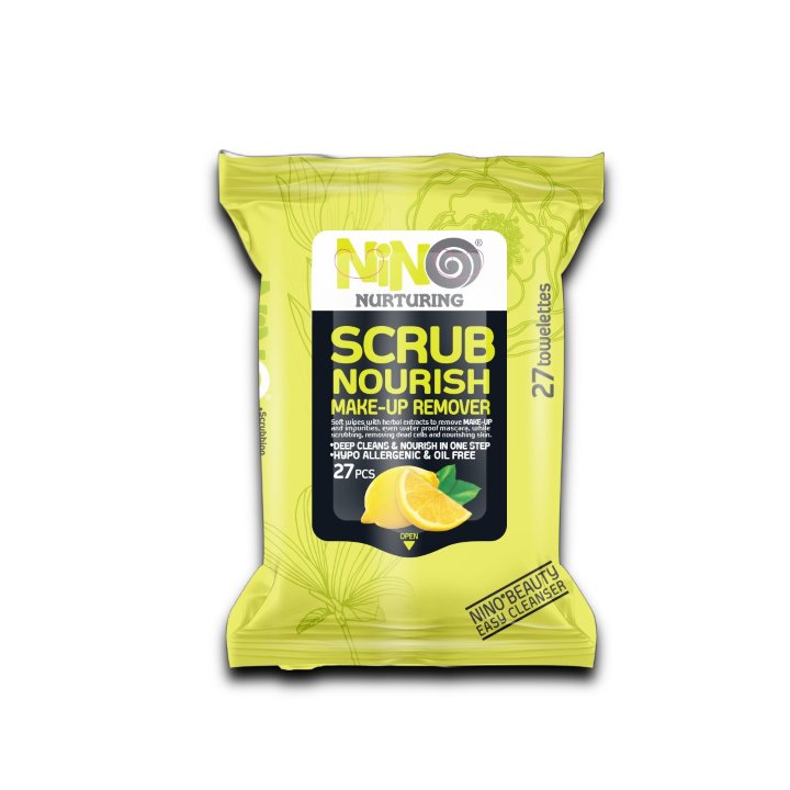 مای دارو - دستمال مرطوب آرایش پاک کن لایه بردار نینو