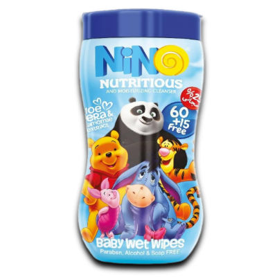 مای دارو - دستمال مرطوب کودک کارتونی نینو