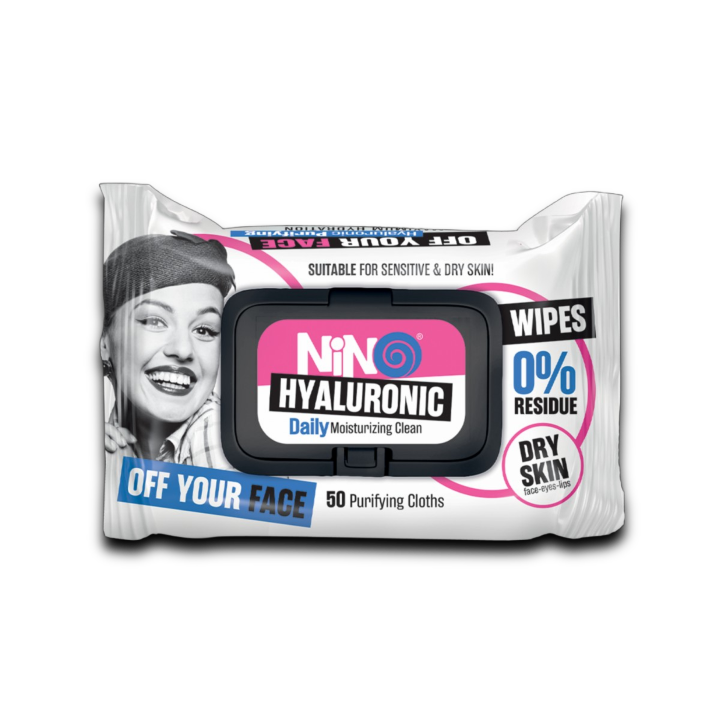 مای دارو - دستمال مرطوب آرایش پاک کن مخصوص پوست خشک و نرمال نینو