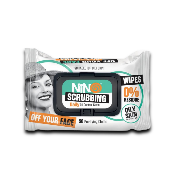 مای دارو - دستمال مرطوب آرایش پاک کن مخصوص پوست چرب نینو