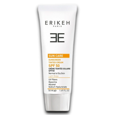 مای دارو - کرم ضد آفتاب بژ روشن SPF50 مناسب پوست‌ های خشک و نرمال اریکه