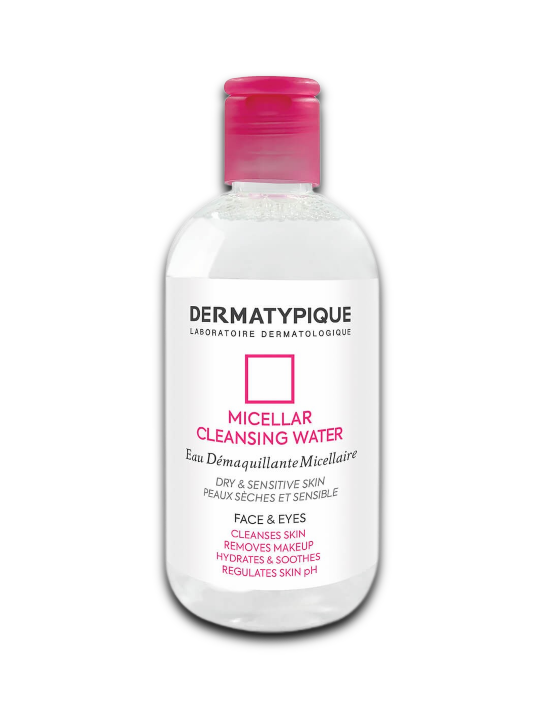 مای دارو - محلول پاک کننده آرایش پوست خشک و حساس درماتیپیک