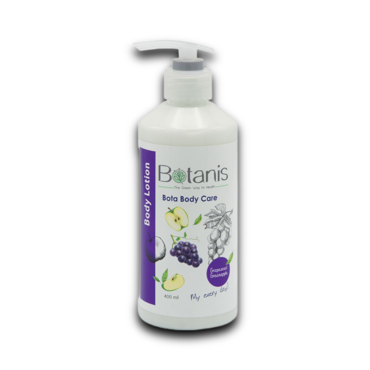 مای دارو - لوسیون بدن سیب سبز و هسته انگور بوتانیس